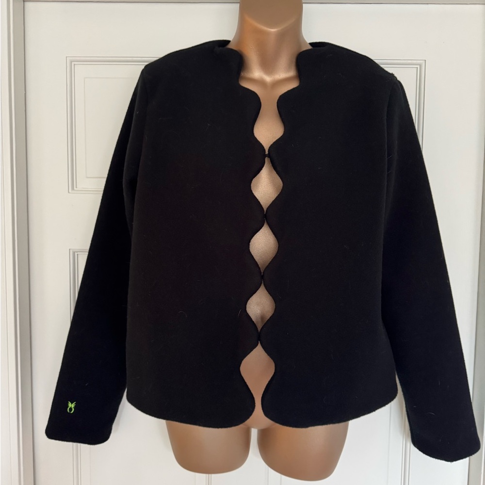 Dudley Stephens Black Scalloped Jacket